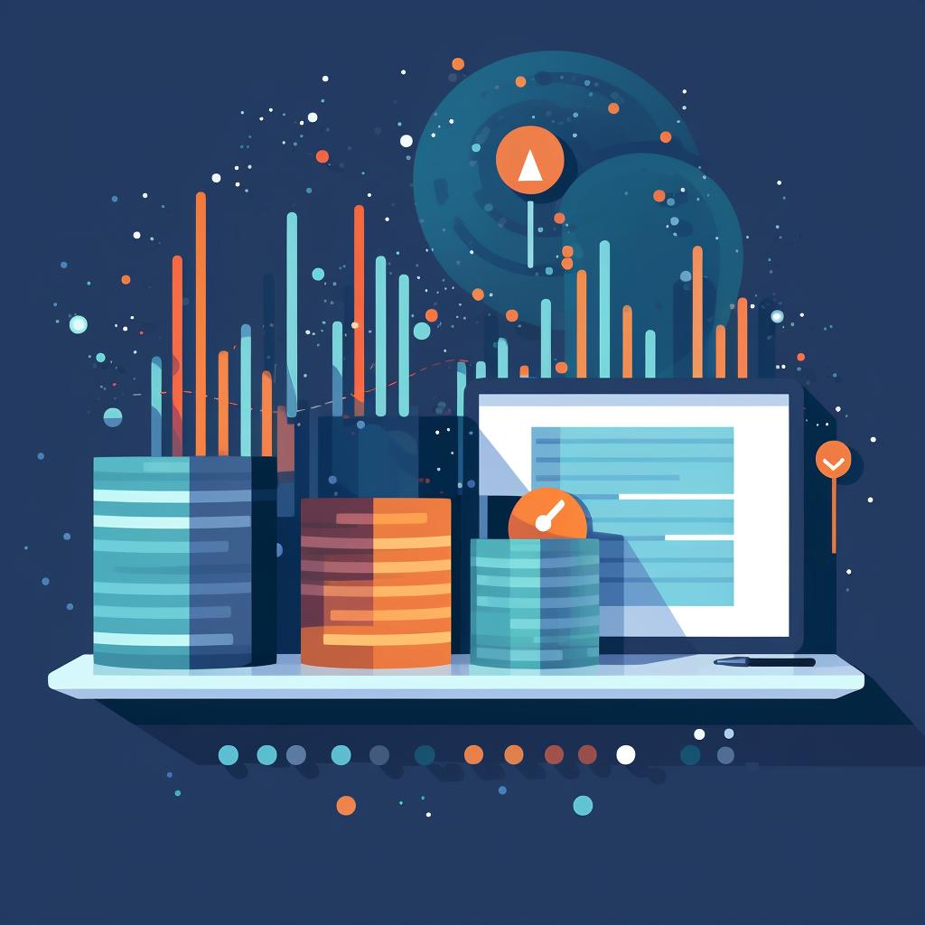 Structured data from a CV being stored in a database.